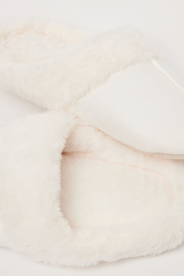 Sheepskin-Look Slippers