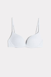 Intimissimi Woman Gioia B Cup Microfibre Super Push-Up Bra in Grey, Size:  38B in Kuwait