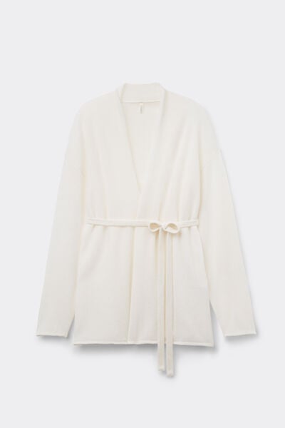 Cardigan cu Cordon 100% Cașmir