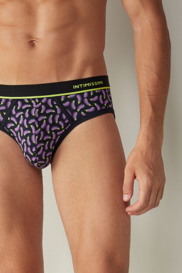 Vegetable Print Panties in Stretch Supima® Cotton