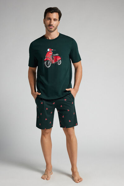Set de pyjama court en coton imprimé Scooter