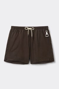 Plain Swim Trunks in 100% Linen
