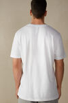 Kurzärmliges Rundhals-T-Shirt aus Supima® Baumwolle
