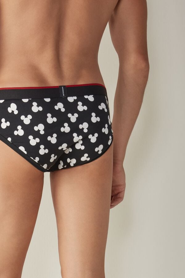 Disney Logo Print Underwear in Stretch Supima® Cotton