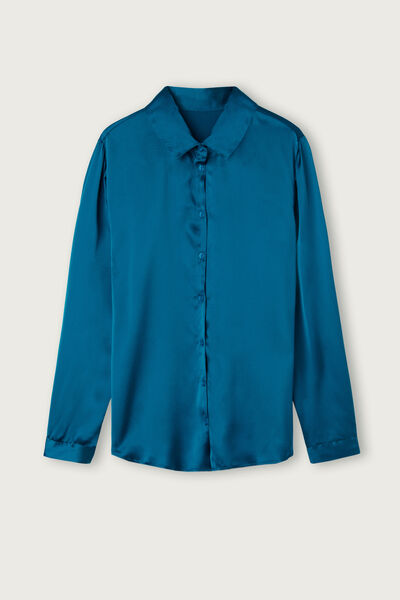 Long Sleeve Silk Shirt