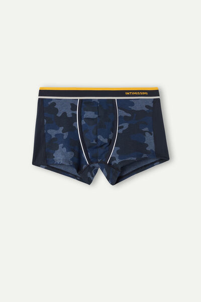 Boxershorts mit Camouflage-Print aus elastischer Supima®-Baumwolle