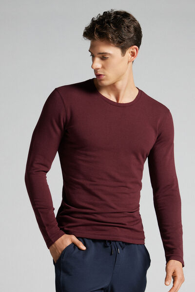 Long-Sleeve Modal-Cashmere Top