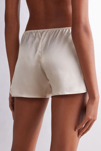 Smooth Silk-Satin Shorts