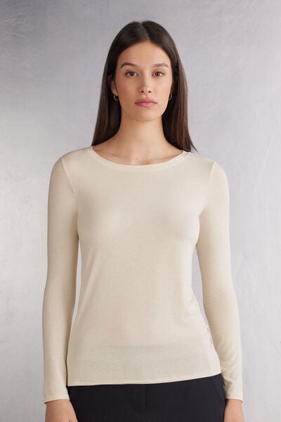 Maglia Manica Lunga in Fresh Bamboo