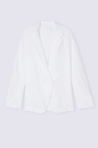 Blazer de Lino con Doble Botonadura