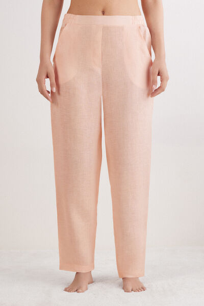 Pantalone in Tela di Lino