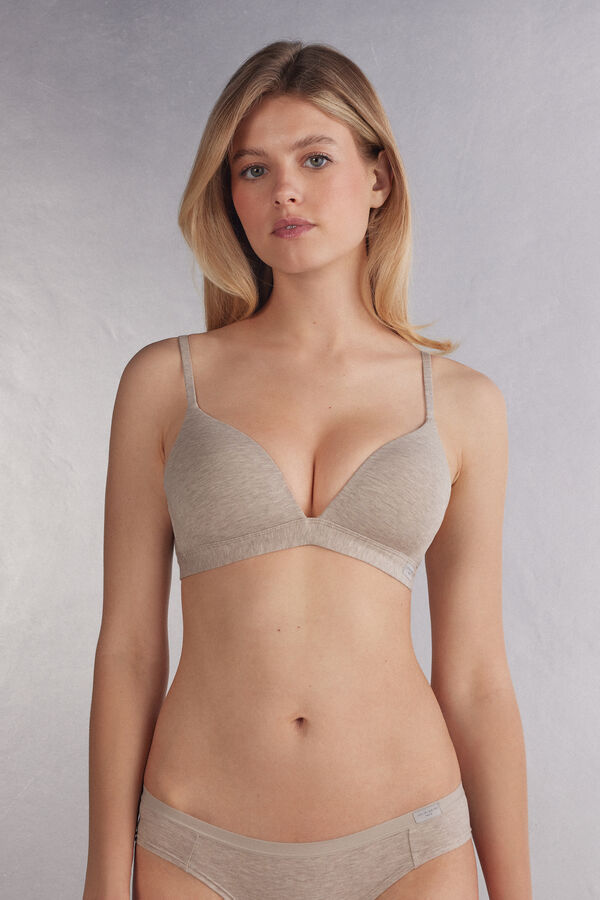 Tiziana Natural Cotton Triangle Bra