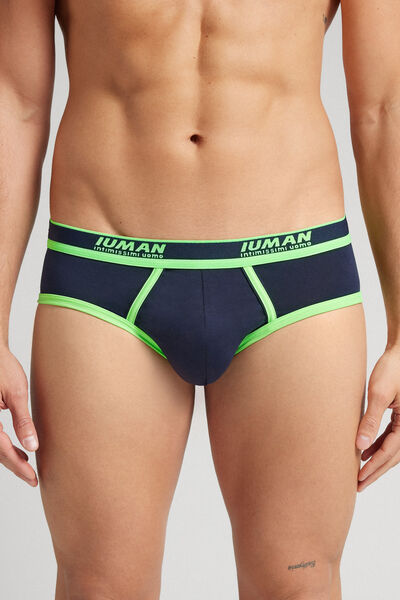 Men’s Superior Cotton Briefs with Logo