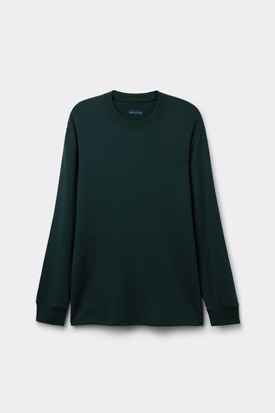 Long-Sleeved Modal Fleece Top