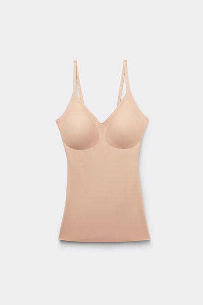 Top con Reggiseno Eri in Microfibra