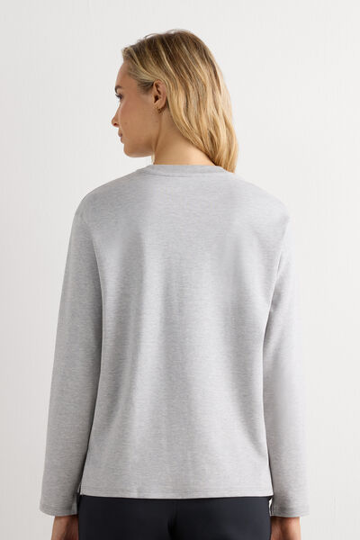 Langarmshirt aus Baumwolle