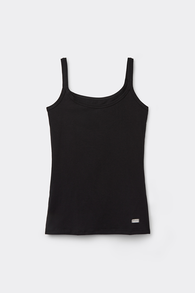 Top de tirantes para mujer de algodón