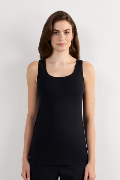 Long Micromodal Vest Top