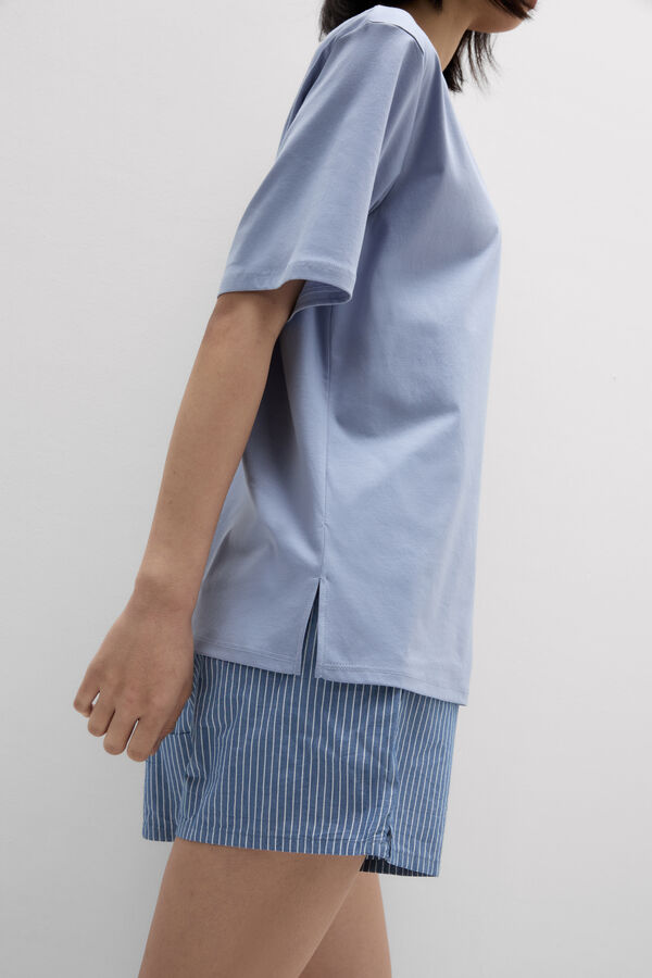 Top s Kr&aacute;tk&yacute;m Ruk&aacute;vem z Elevated Cotton