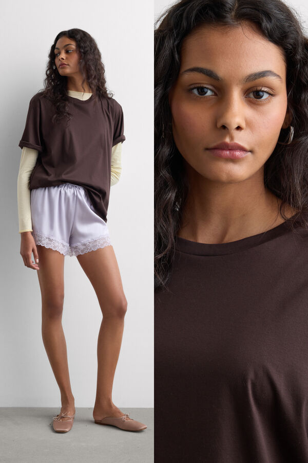 Koszulka z Kr&oacute;tkim rękawem z Elevated Cotton