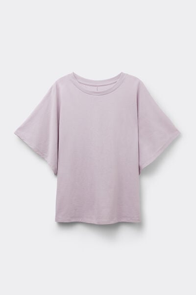 Maglia Manica Corta a Kimono in Cotone Ultrafresh