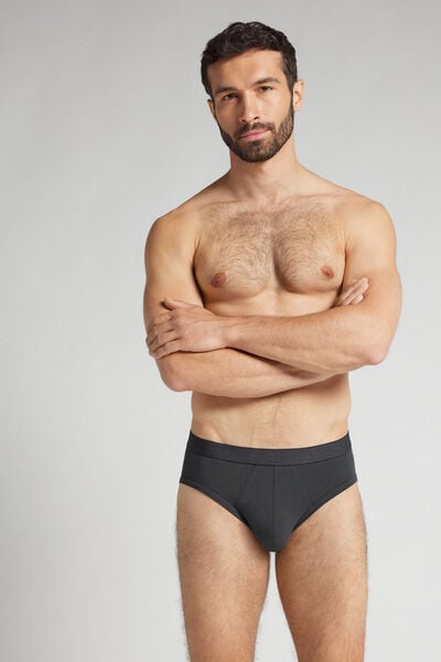 Slip Cotone con Elastico a Vista