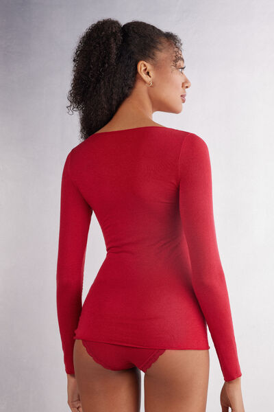 Boat Neck Modal Cashmere Ultralight Top
