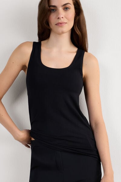 Long Micromodal Vest Top