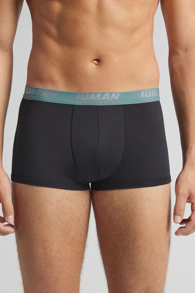 Microfibre Boxers with Logo