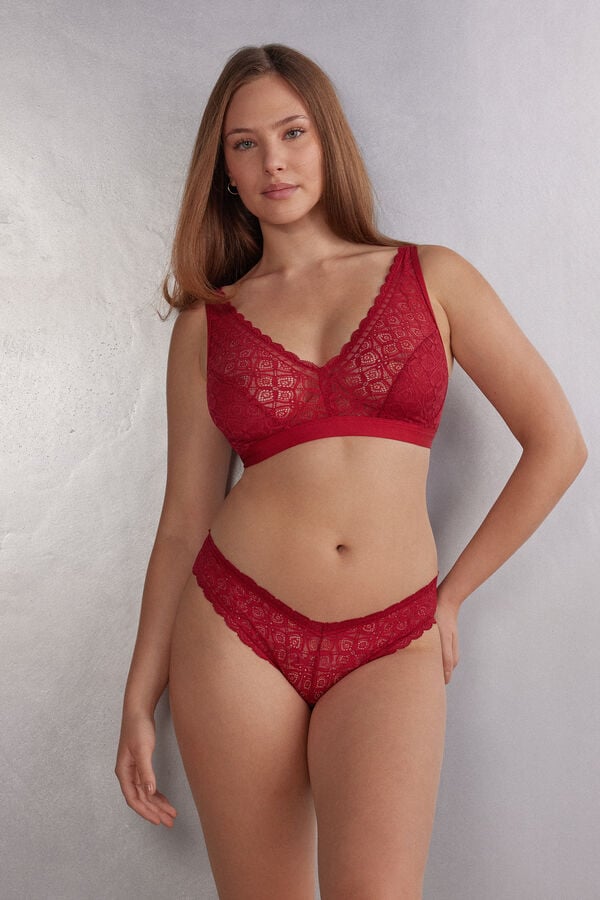 Soutien-gorge triangle en dentelle LARA