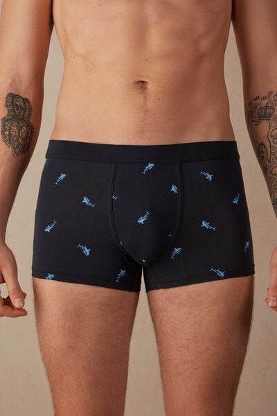 Shark Boxers in Stretch Supima® Cotton