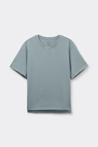 Kurzarmshirt Boxy Fit aus Baumwolle