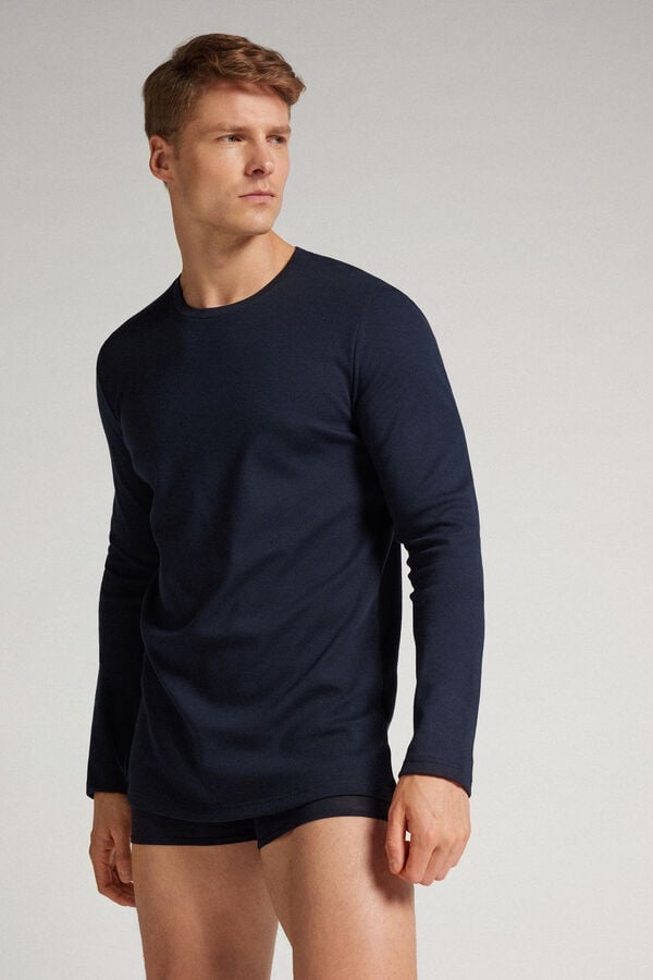 Warm Cotton Long-Sleeved Top