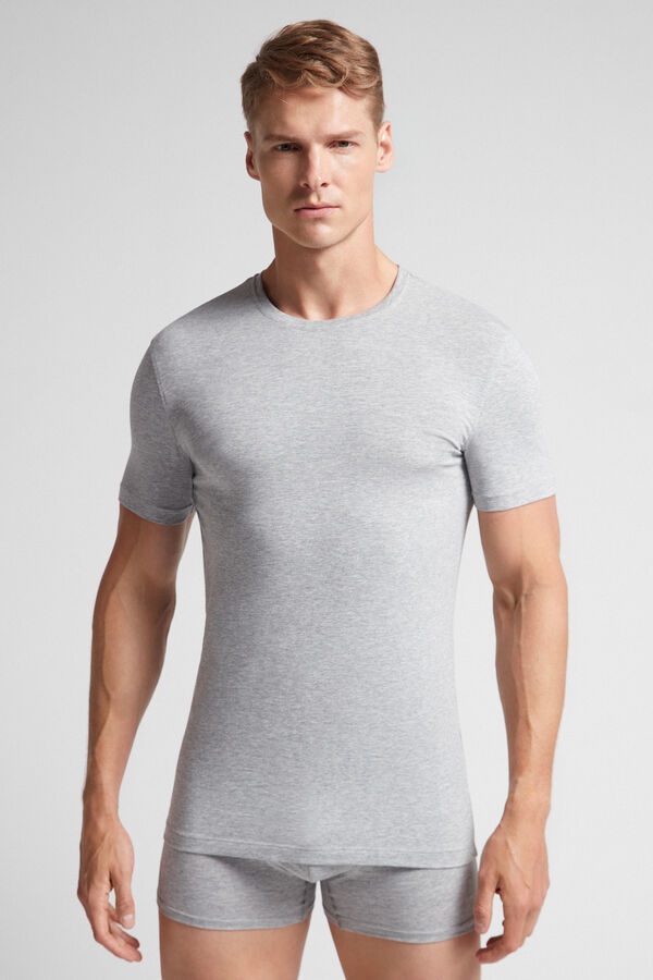 T-Shirt aus elastischer Supima® Baumwolle | Intimissimi