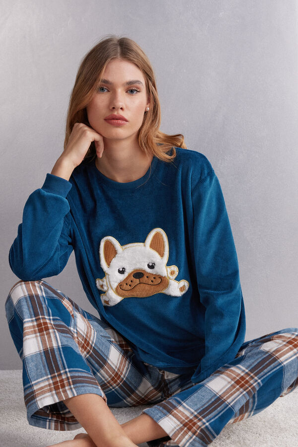 Chenille Frenchie Pyjamas