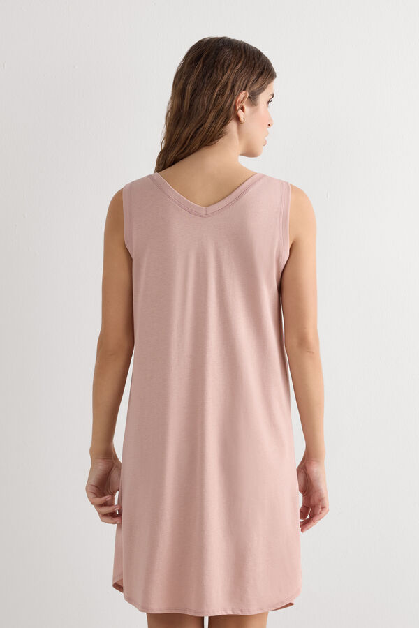 Camicia da Notte Spalla Larga in Cotone Ultrafresh