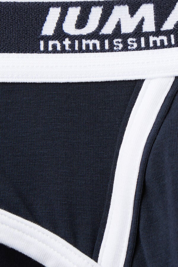 Men’s Superior Cotton Briefs with Logo