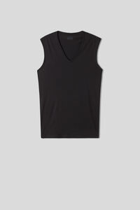 V-Neck Extrafine Superior Cotton Vest Top