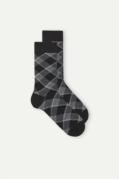Desenli Yumuşak Pamuklu Soket Çorap