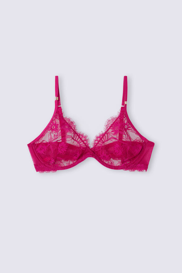▷ CACIQUE Pink Floral Print Lightly Lined Balconette Underwire Bra Size 38H  - CENTRO COMERCIAL CASTELLANA 200 ◁