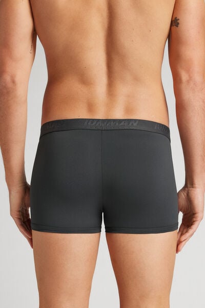 Boxer in Microfibra con Logo
