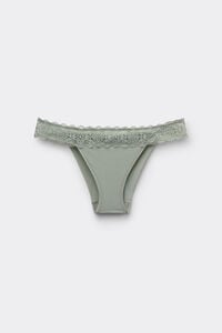 Lace and Microfibre Carioca Brazilian Briefs