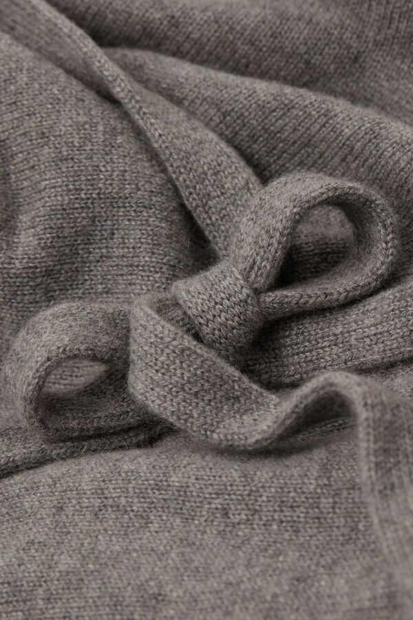100% Cashmere Belted Cardigan