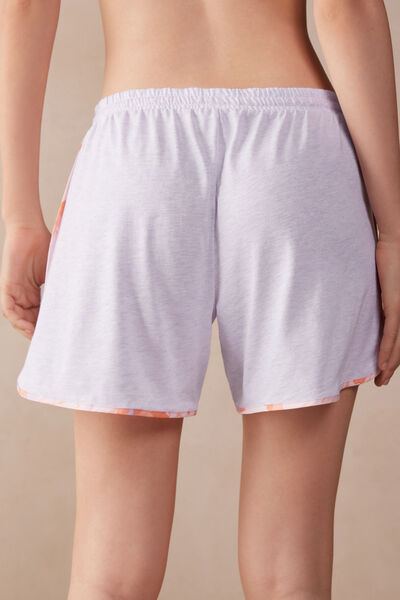 Short en coton Supima® ultraléger IRIS AND APRICOT