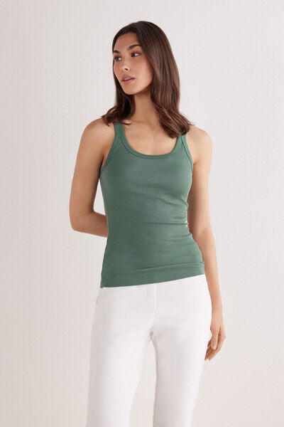 Superior Cotton Racer Back Vest Top