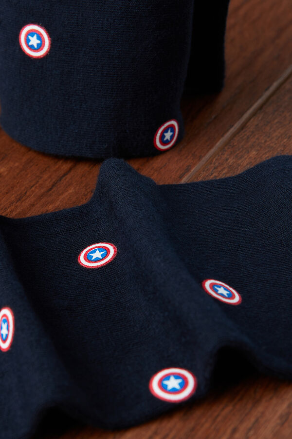 Marvel Captain America Soft Cotton Long Socks