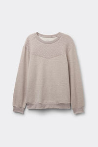 Soft Chevron ロングスリーブ ニット