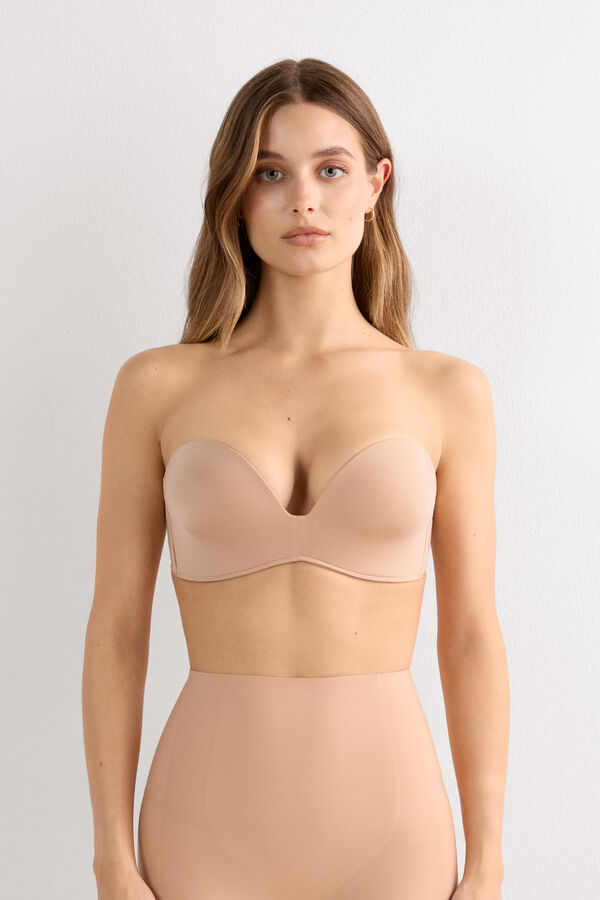 Pánt Nélküli Merevítő Nélküli Melltartó Ultralight Mikroszálas Anyagból Laura