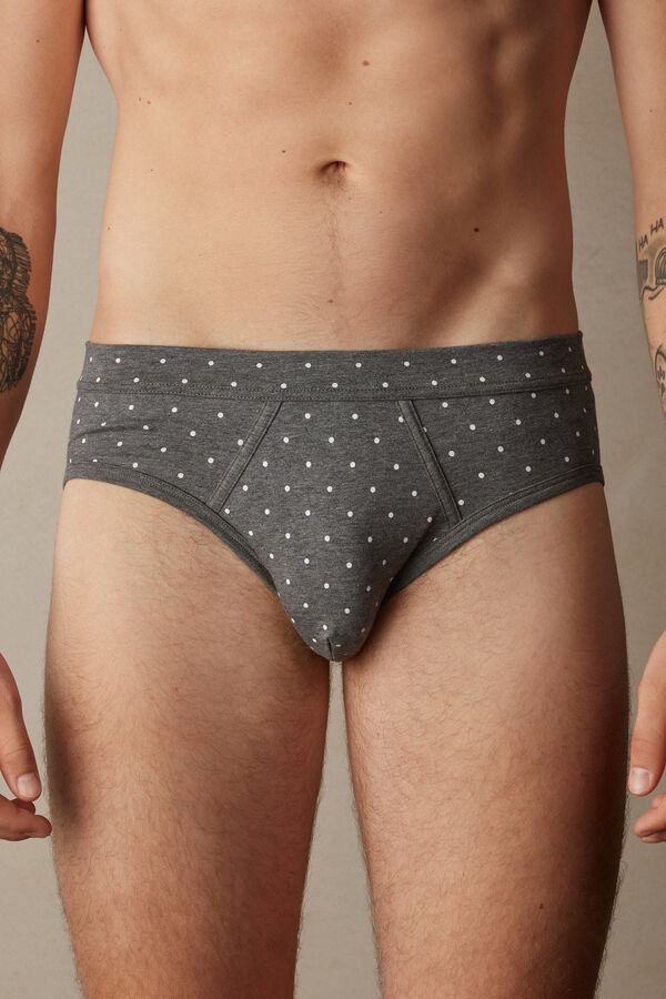 Dotted Briefs in Stretch Supima® Cotton