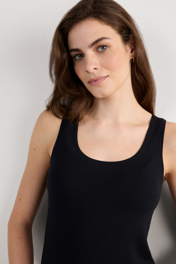 Long Micromodal Tank Top